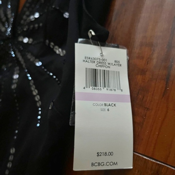 BCBG Chiffon Halter Dress - Picture 2 of 2